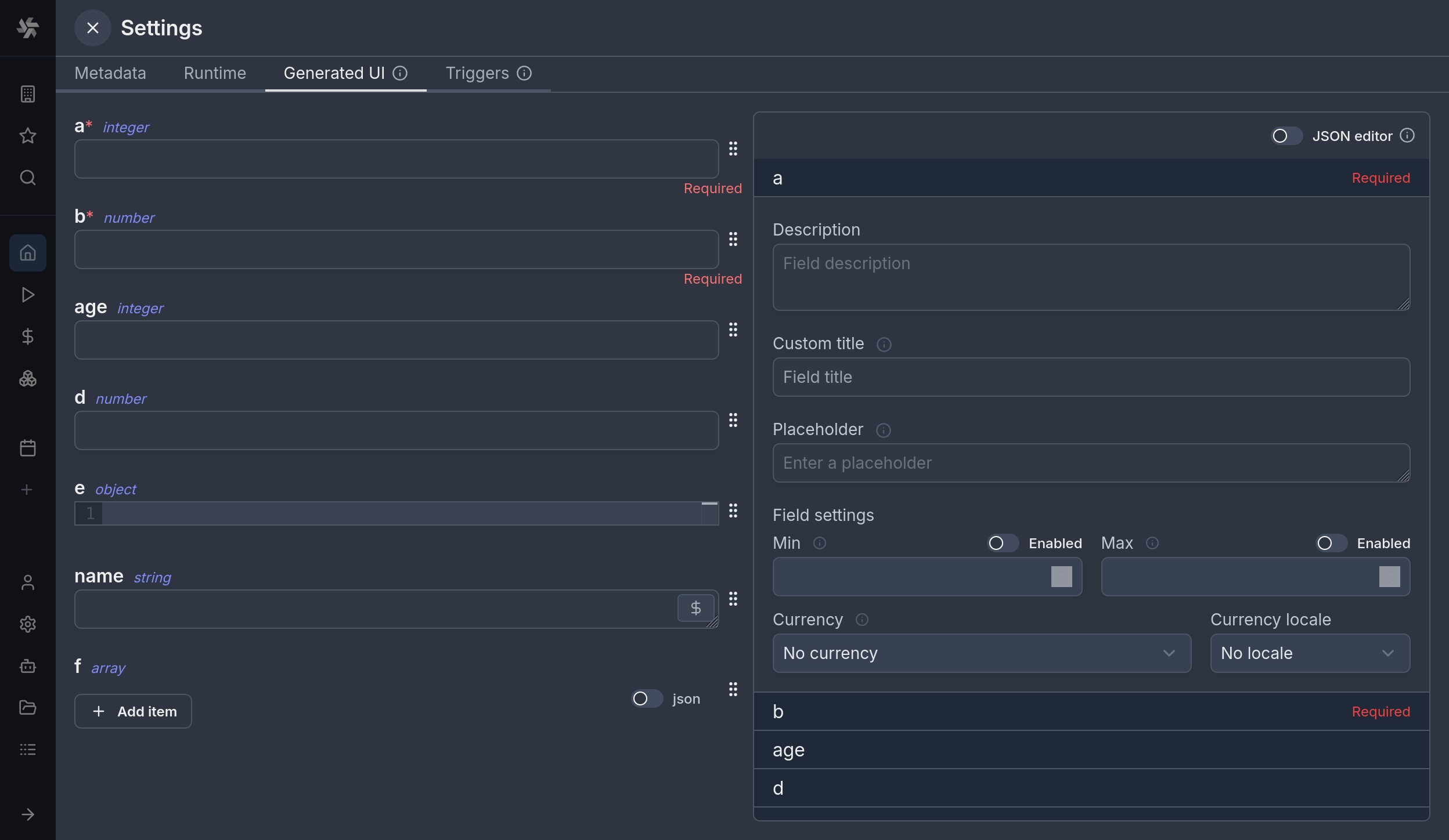 Advanced settings for Java Advanced settings for Java